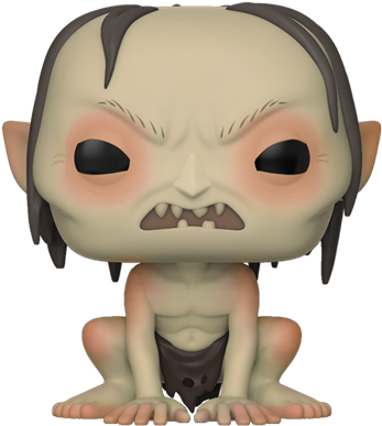 Movies Gollum Icon - Gollum Funko Pop (368x400), Png Download