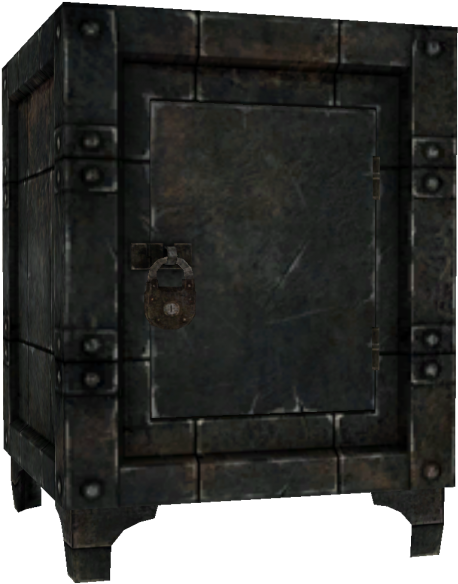 Skyrim-safe - Cupboard (530x599), Png Download