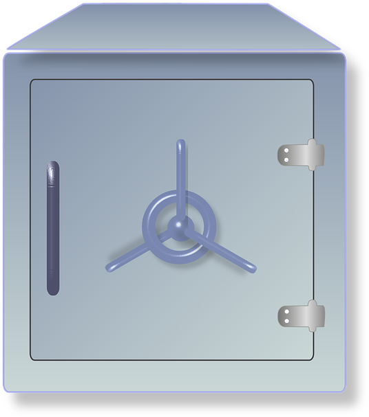 Safe Png - Bank Safety Locker Room Animation (725x720), Png Download