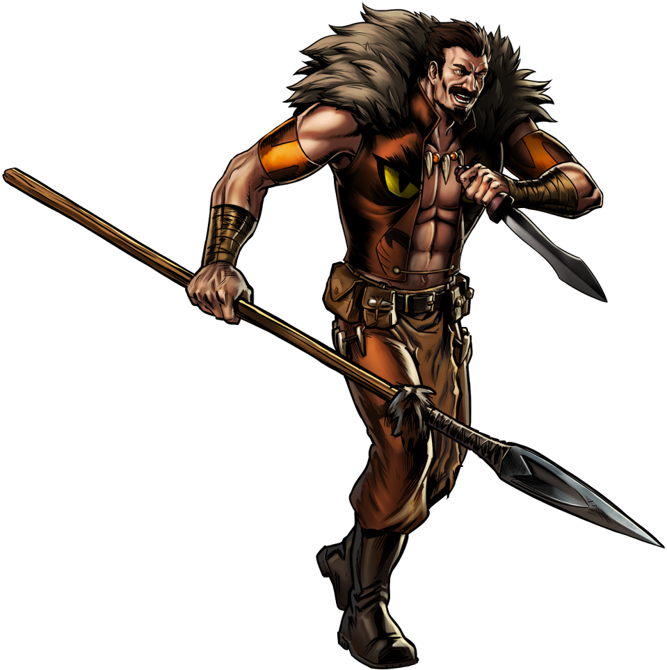 Spear Hunter Png - Kraven The Hunter Marvel (1024x1016), Png Download