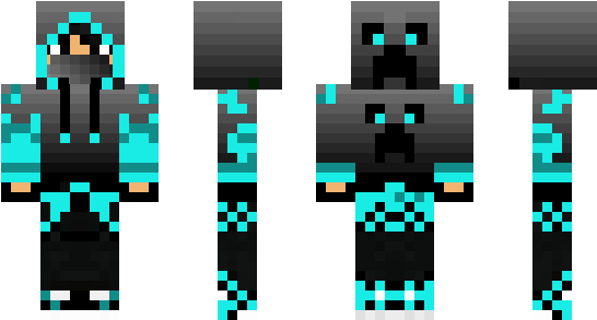 unspeakable, Minecraft Skins