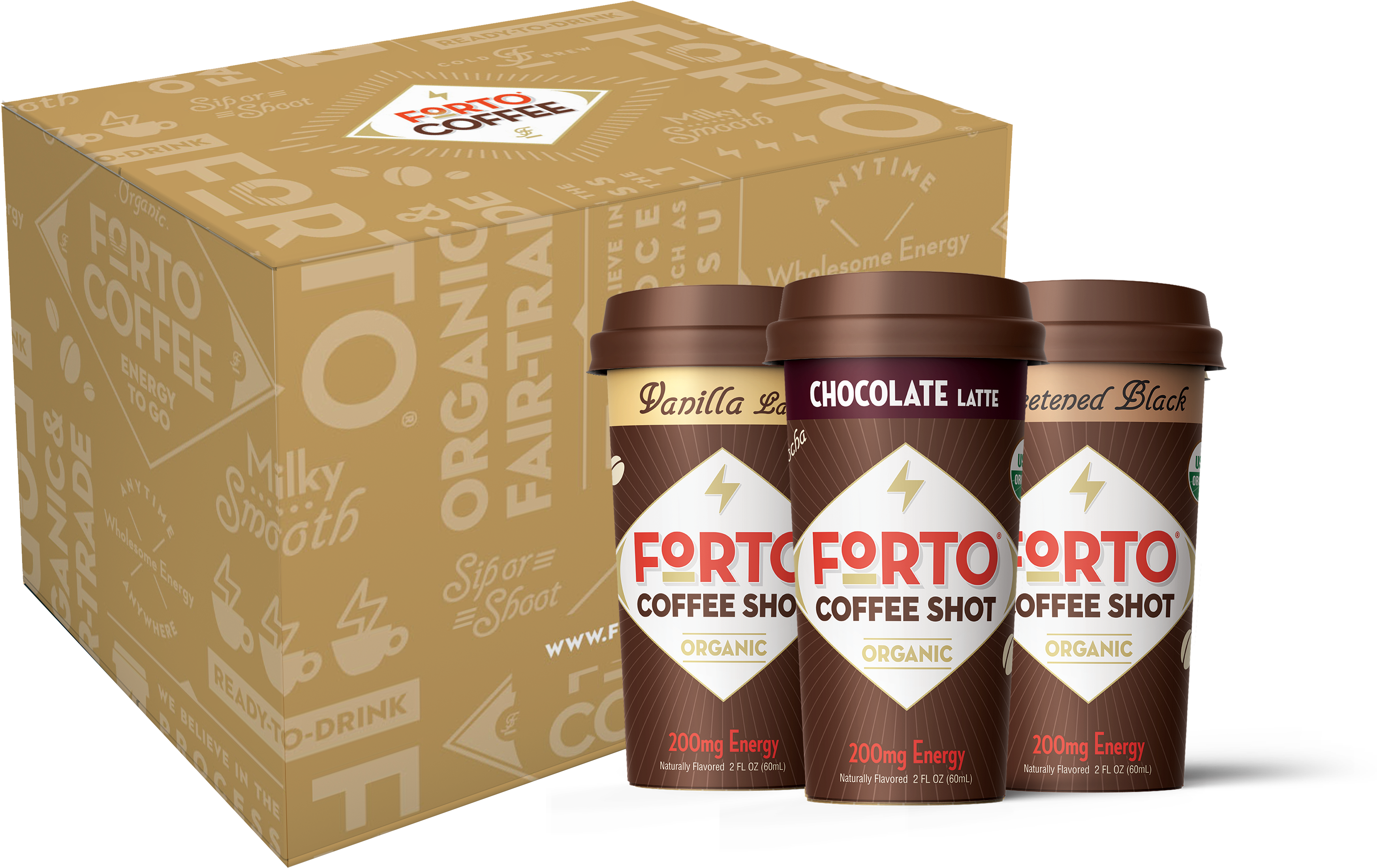 Happiness Guaranteed - Buy Cafe Latte Shot 100mg (3600x2850), Png Download