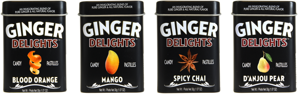 Ginger Delights Family Shot - D'anjou Pear Ginger Zingers (1000x353), Png Download