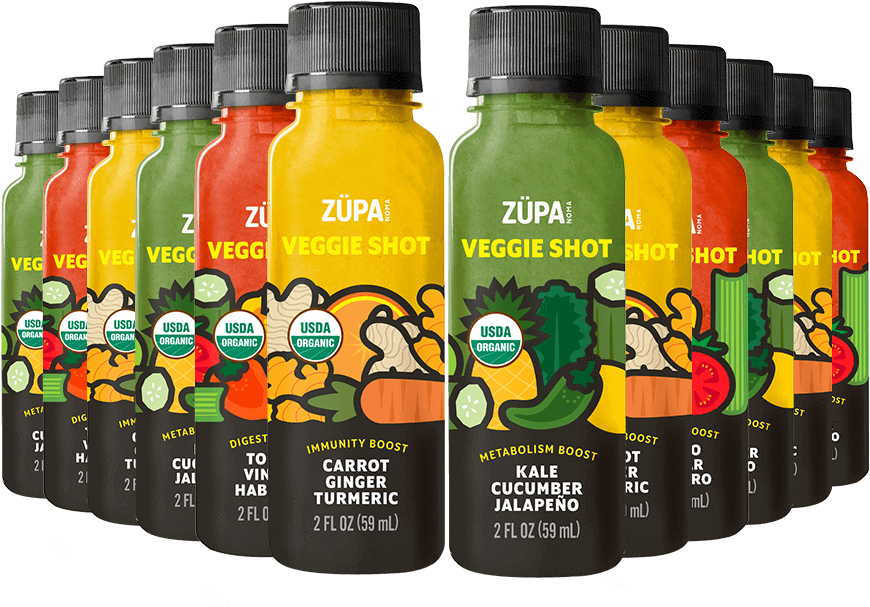 Veggie Shot Sampler - Plastic Bottle (1020x855), Png Download