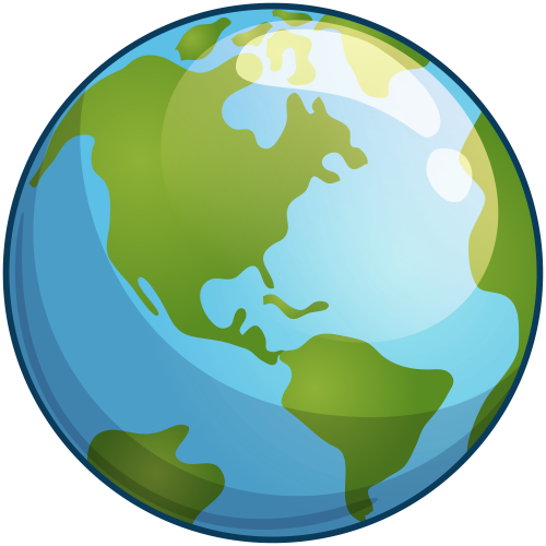 Earth Png Clip Art - Clip Art (500x500), Png Download