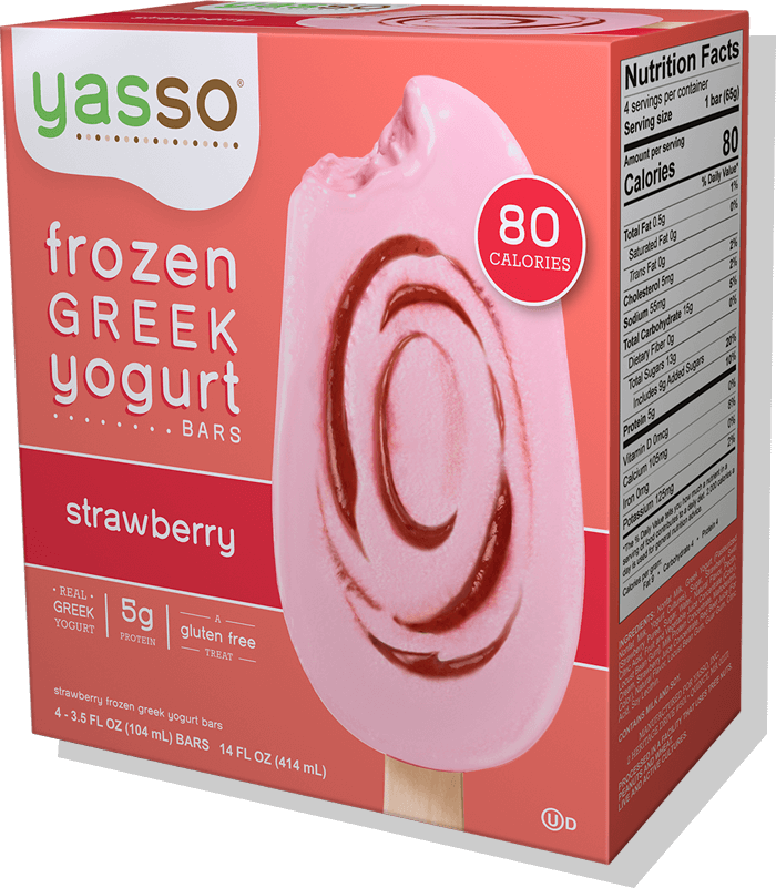 Strawberry Ice Cream Just Got The Pink Slip - Yasso Frozen Yogurt Strawberry (700x801), Png Download