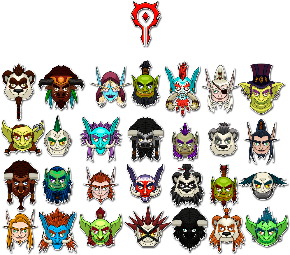 The Horde - Illustration (1000x1000), Png Download