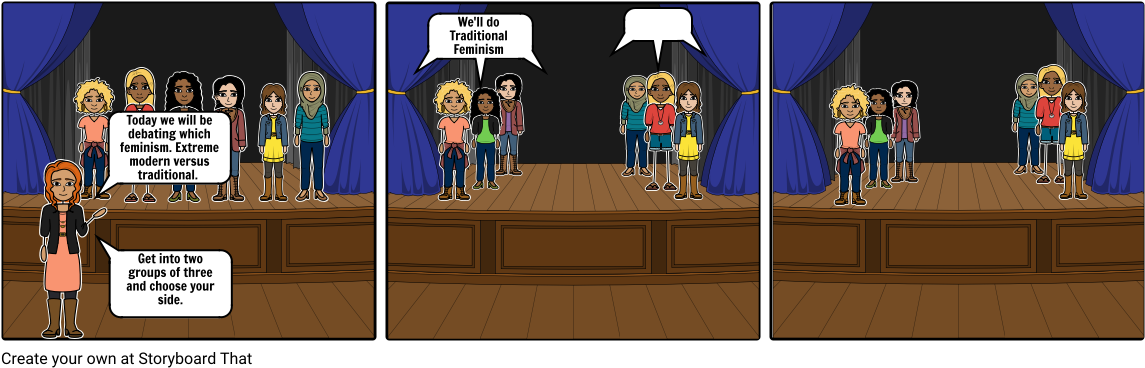 Debate - Cartoon (1164x385), Png Download