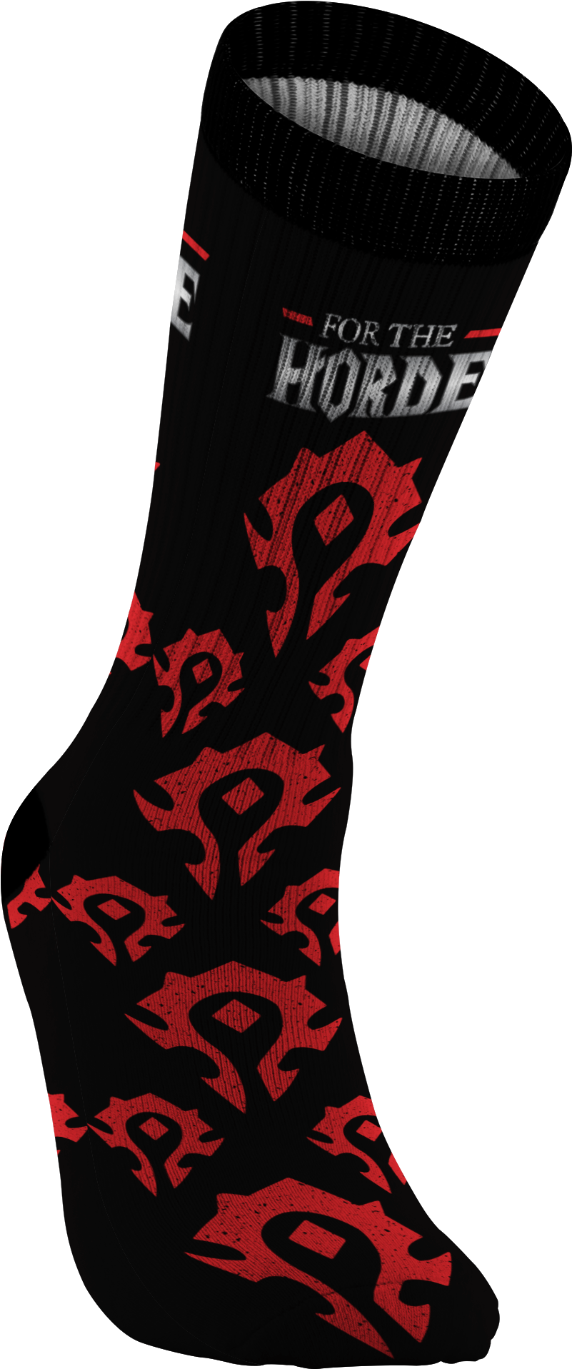 World Of Warcraft "for The Horde" Socks - Sock (2000x2000), Png Download
