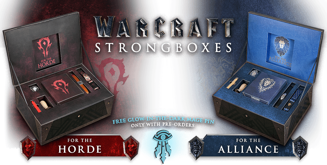 Warcraft - Horde Strongbox By Thinkgeek (1140x576), Png Download