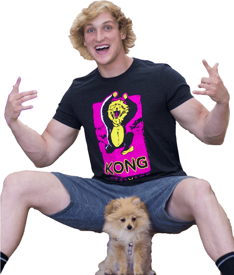 Kong Da Savage Shirt - Logan Paul (750x1000), Png Download