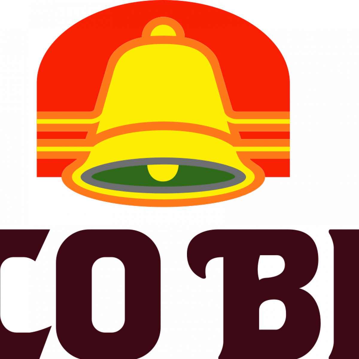 The Voice Of Cherokee County - 1985 Taco Bell Logo (1200x1200), Png Download