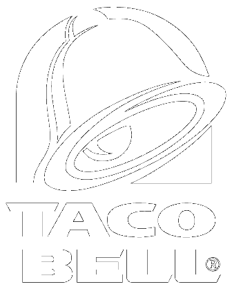 Taco Bell - Taco Bell Logo Black And White (336x418), Png Download