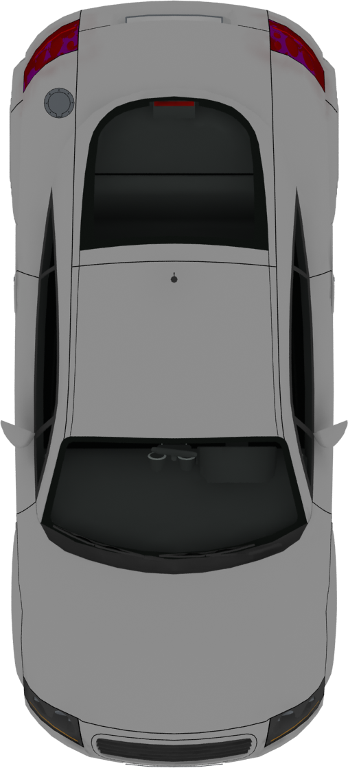 Audi Tt Copia - Carro Desde Arriba Png (507x1120), Png Download