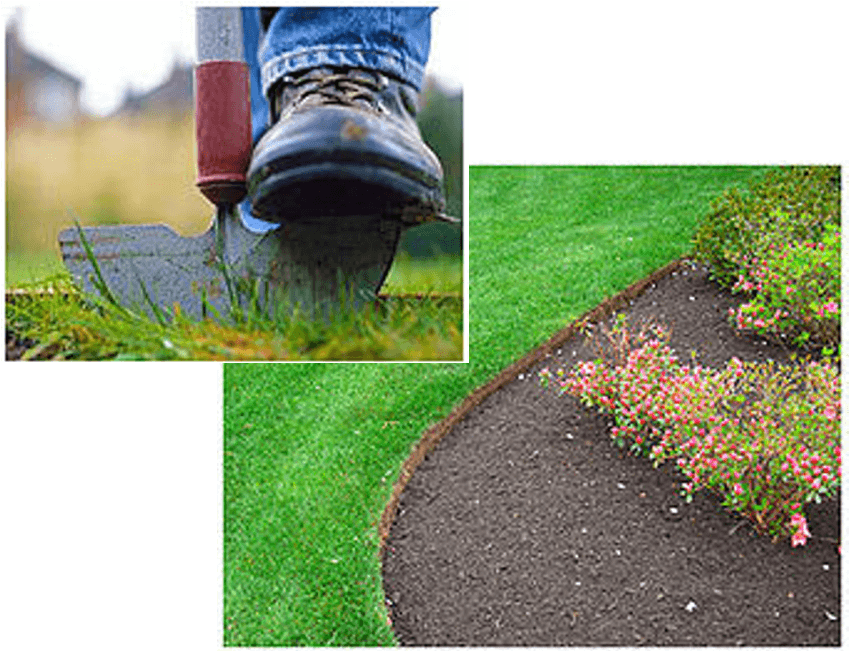 Services - Landscape Edging (868x667), Png Download