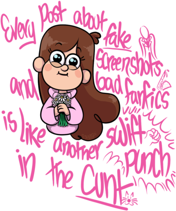 Dipper Pines Taco Pink Text Facial Expression Cartoon - Dipper Pines (500x589), Png Download