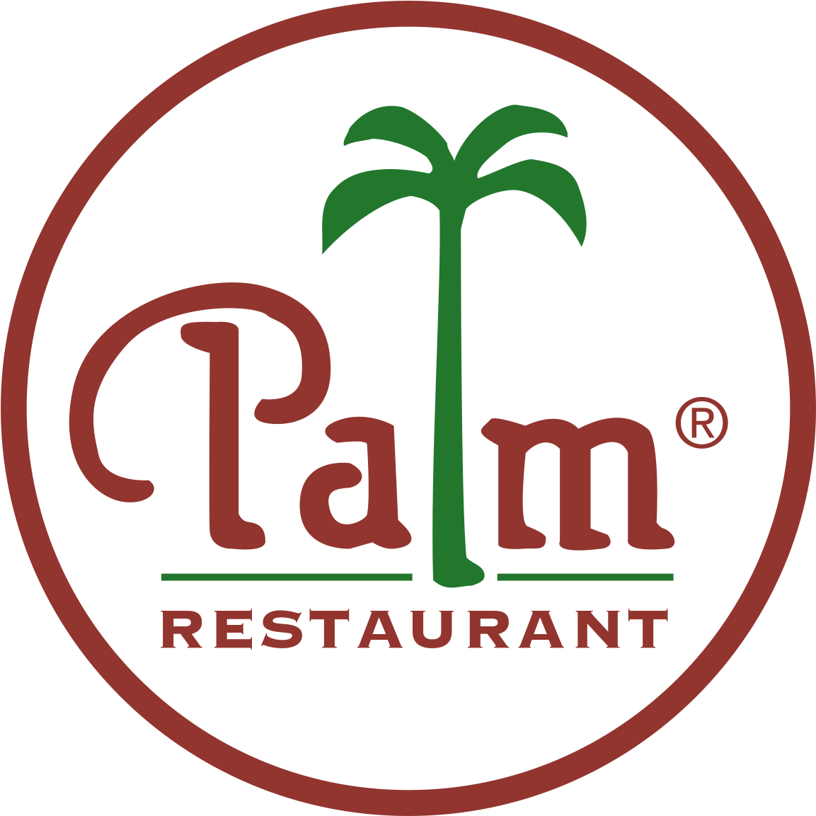 Palm Restaurant Logo (1200x1200), Png Download
