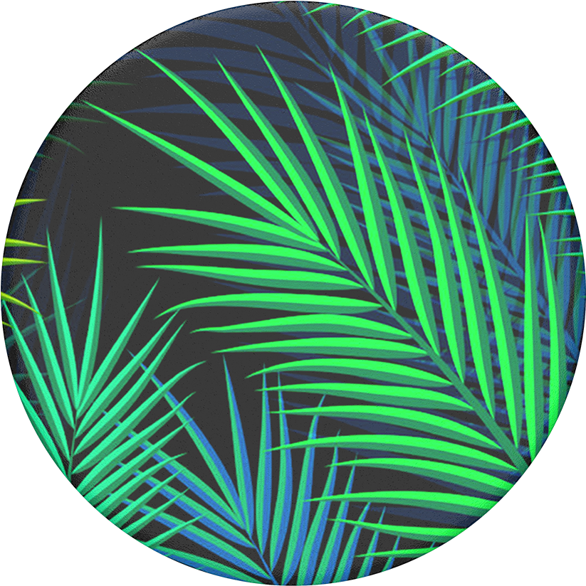 Midnight Palms - Popsockets Midnight Palms (1000x1000), Png Download