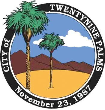 Twentynine Palms - City Of Twentynine Palms Logo (350x366), Png Download