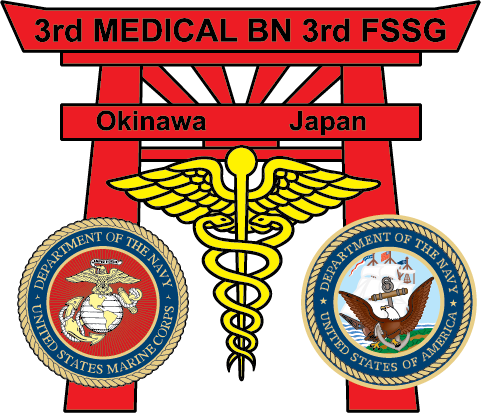 Major Surbordinate Elements - 3d Medical Battalion Logo (481x413), Png Download