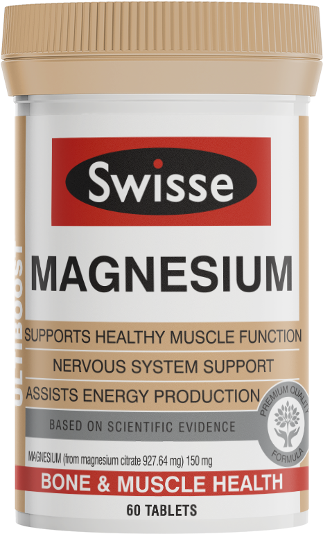 Swisse Ultiboost Magnesium - Swisse Ultiboost Magnesium 60 Tablets (700x880), Png Download