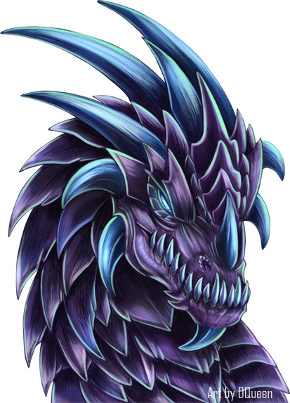 Purple Dragon Icon By Drakainaqueen On Deviantart - Dragon Icon Png (413x573), Png Download