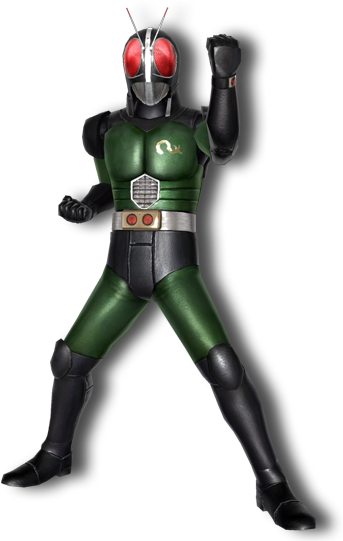 Black Rx - Kamen Rider Black Rx Pose (371x540), Png Download