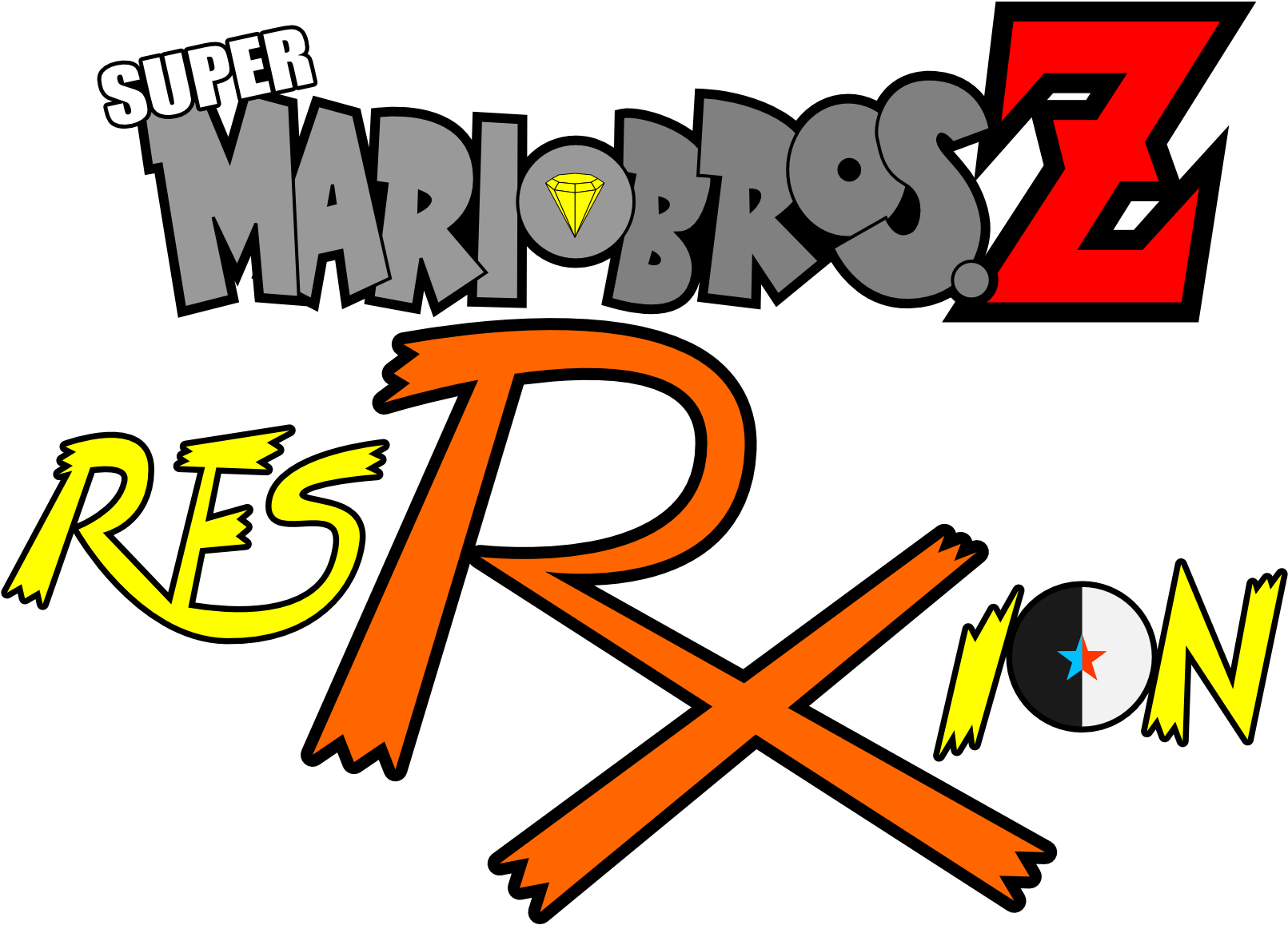 Smbz-rx - Logo - Super Mario Bros Z (1650x1200), Png Download