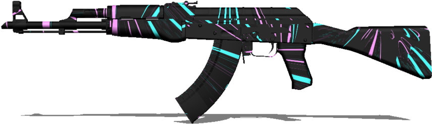 Ak Skins Pack Based - Ak 47 Redline Png (894x894), Png Download