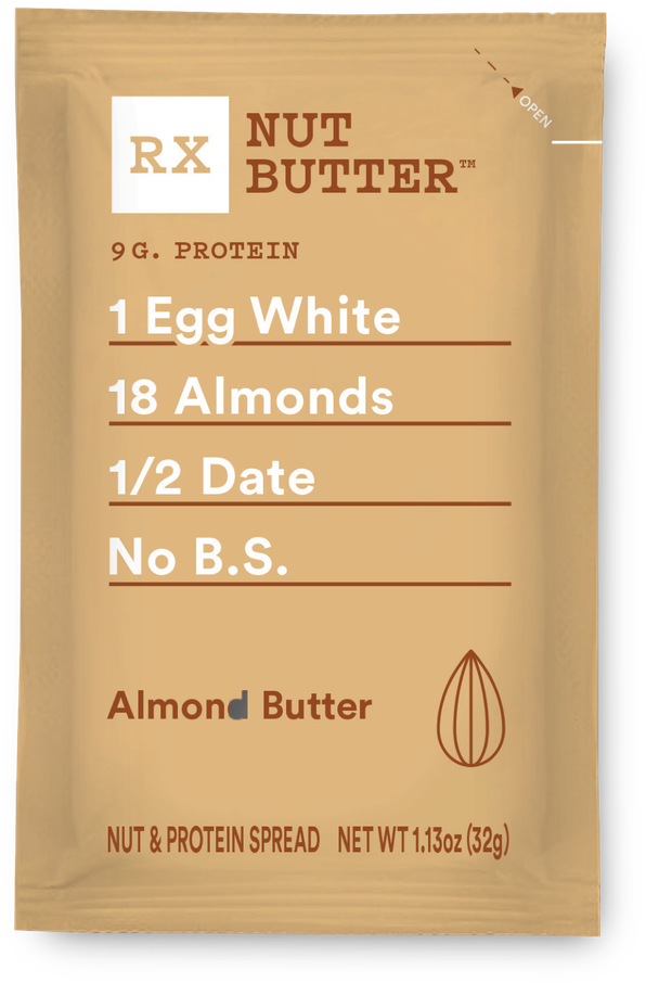 Rx Nut Butter Almond Butter - Rxbar - Protein Bar Coffee Chocolate - 12 Bars (1242x1242), Png Download