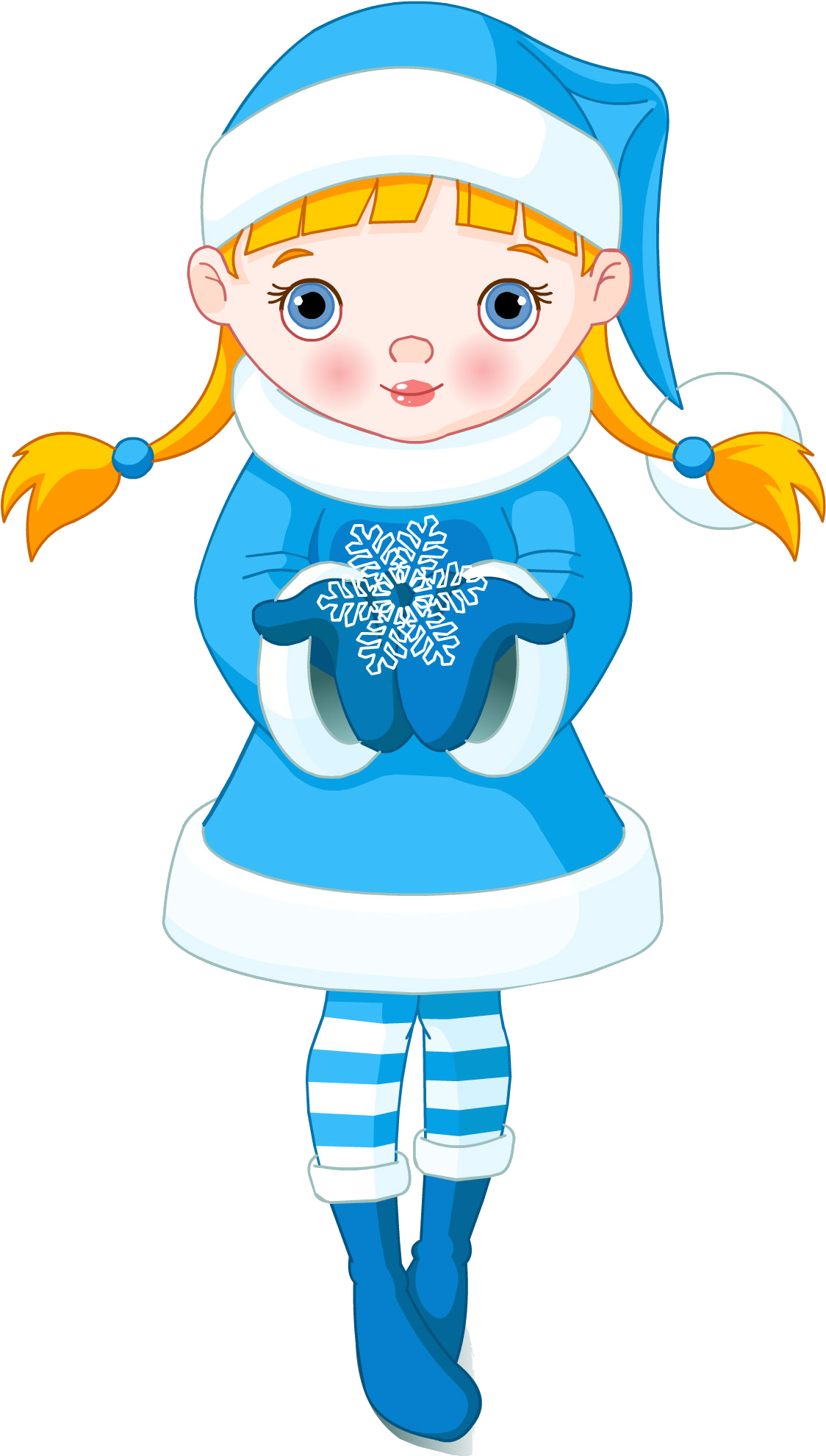 Winter Girl - Girl Elf (1333x2000), Png Download