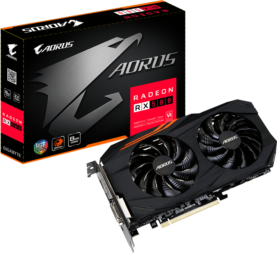 Rx 570 4gb Aorus (1000x1000), Png Download