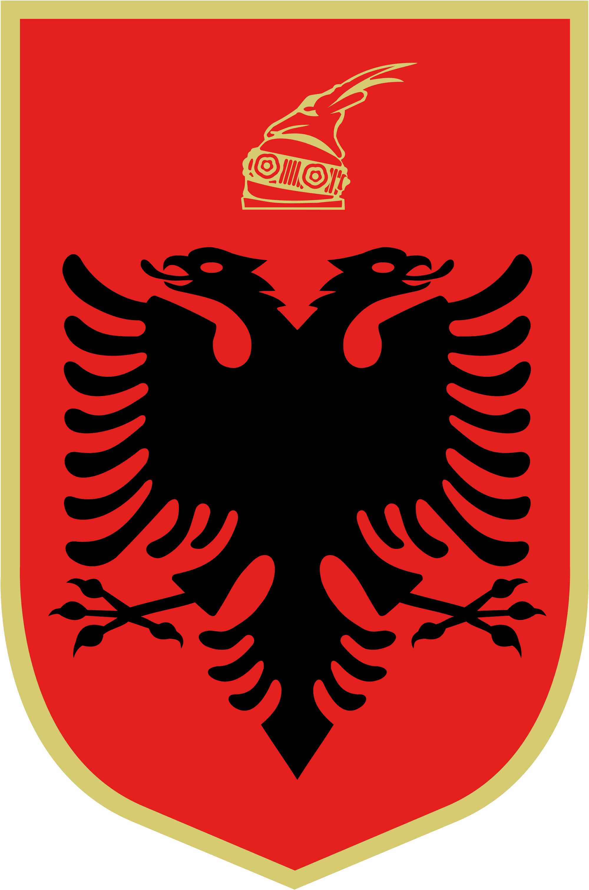 Previous - Albania Coat Of Arms (2000x3022), Png Download