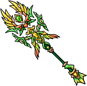Gear Caduceus Winged Staff Render - Staff Of Hermes (380x380), Png Download