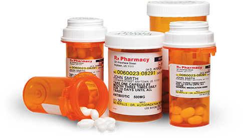Prepackaged Medication Pack Pillbottlesmediumpng - Opiate Prescription Drugs (500x325), Png Download