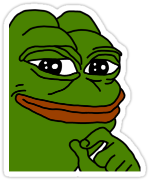 Frog Stickers Pinterest Frogs - Smug Pepe Transparent Png (375x360), Png Download