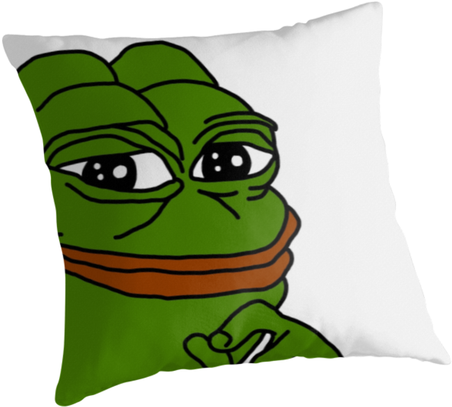 Smug Pepe / Smug Frog - Pepe Pepe Pepe Sticker (875x875), Png Download