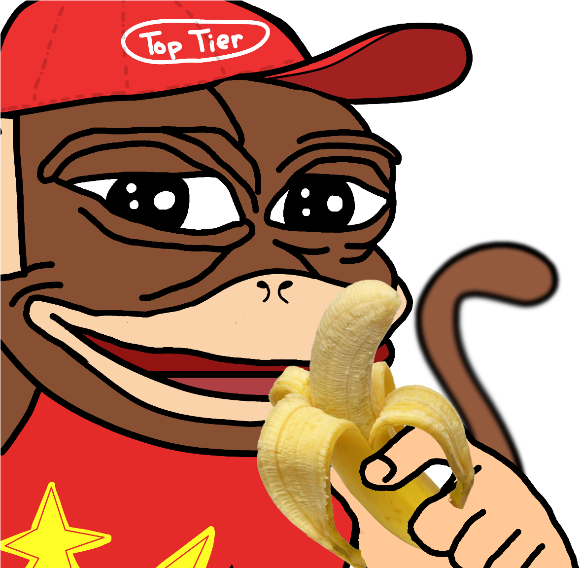 Top Tier Cartoon Fictional Character - Ssb4 Diddy Kong Meme (1195x1151), Png Download