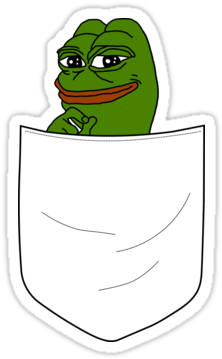 Smug Pocket Pepe - Rare Mug Pepe (375x360), Png Download