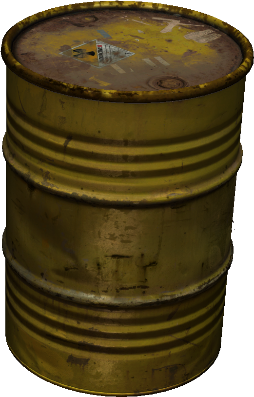 Yellow Oil Barrel - Oil Drum Png (575x875), Png Download