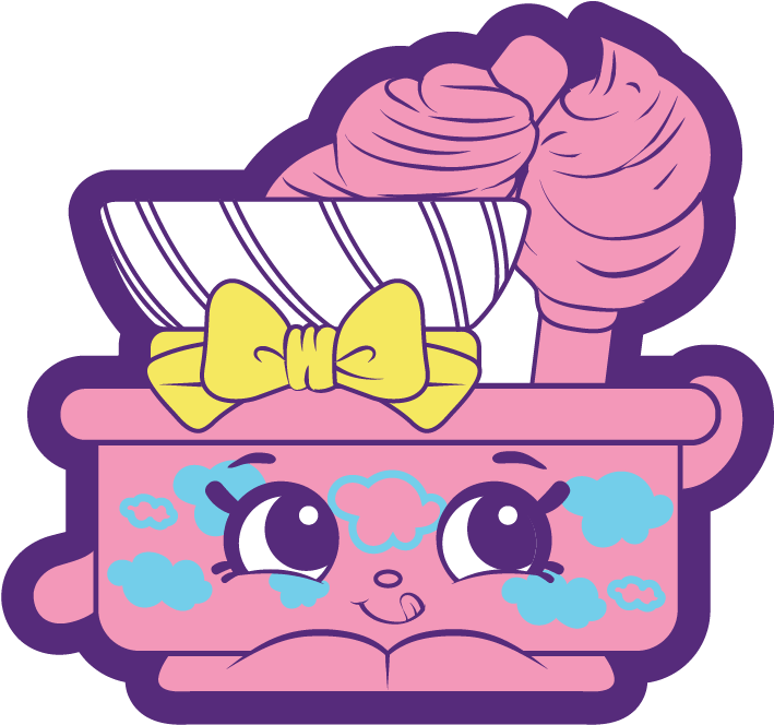 Shopkins Season 9 Flockedn Fluffy Swirly Shirley 9 - Shopkins Swirly Shirley (834x834), Png Download