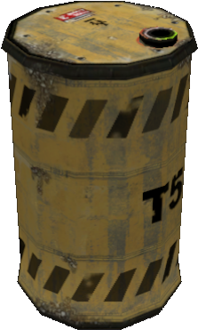 Toxic Barrel - Background Toxic Barrel Png (452x486), Png Download