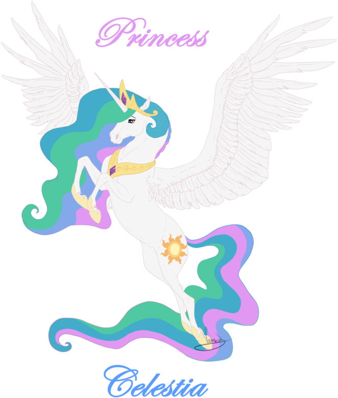Realistic Pricess Celestia - My Little Pony: Friendship Is Magic (877x910), Png Download