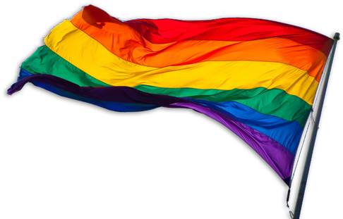 Freakin' Friday Fodder - Gay Pride Flag Png (500x378), Png Download