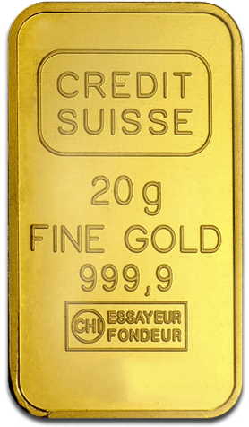 20 Gm Gold Biscuit (500x500), Png Download