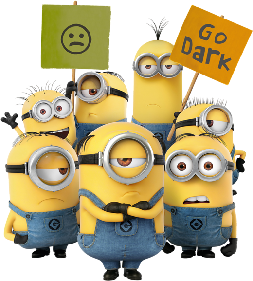 Minions Transparent Png Image - Despicable Me 3 Official Desk Easel 2018 Calendar - (558x600), Png Download