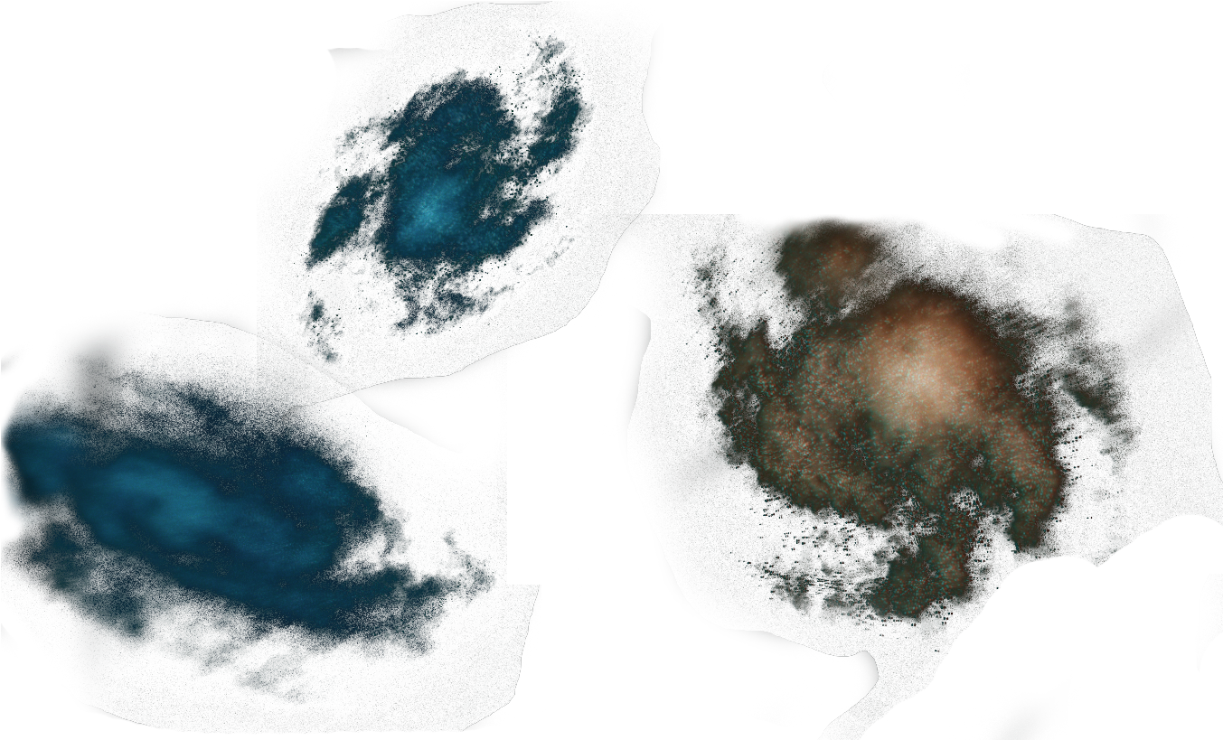 Merchandise Supercluster Galaxies B - Watercolor Paint (1430x818), Png Download
