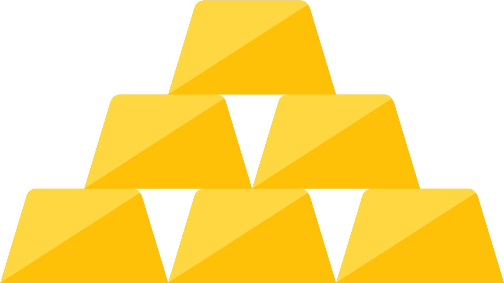 Bar Clipart Gold Biscuit - Gold Flat Icon Png (1600x1600), Png Download