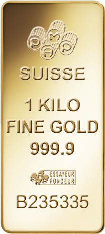Pamp Fortuna 1 Kilogram Gold Bar - Swiss Gold Bar 1 Kg (470x470), Png Download