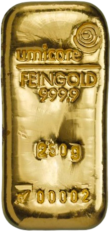 250 Gram Goudbaar - Goldbarren (364x570), Png Download